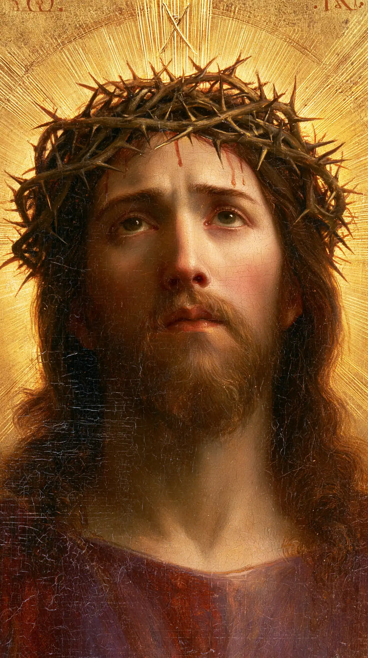 Jésus couronné d’épines — Le Regard dans le miel du nimbe