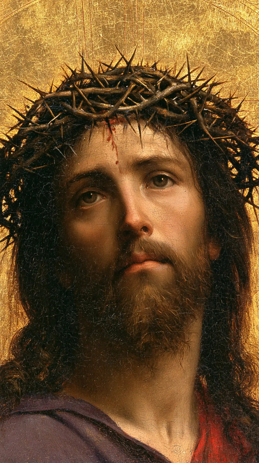 Jesus Crowned with Thorns - Sacred Gold · Portrait n° 7
