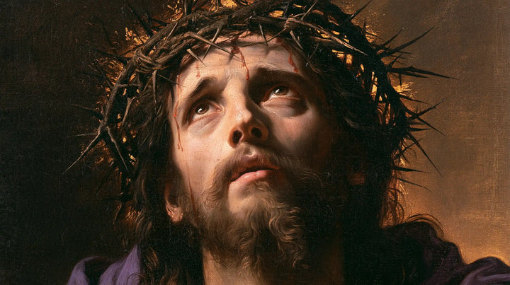 Jésus couronné d’épines — Le Regard sous les ronces écartées