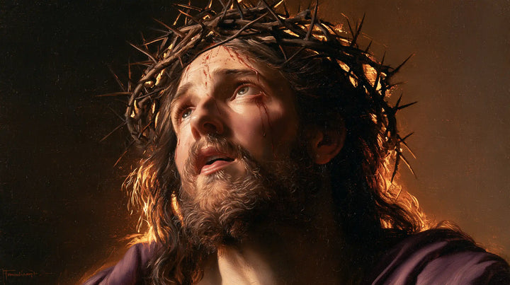 Jésus couronné d’épines — Les Mèches au feu du couchant