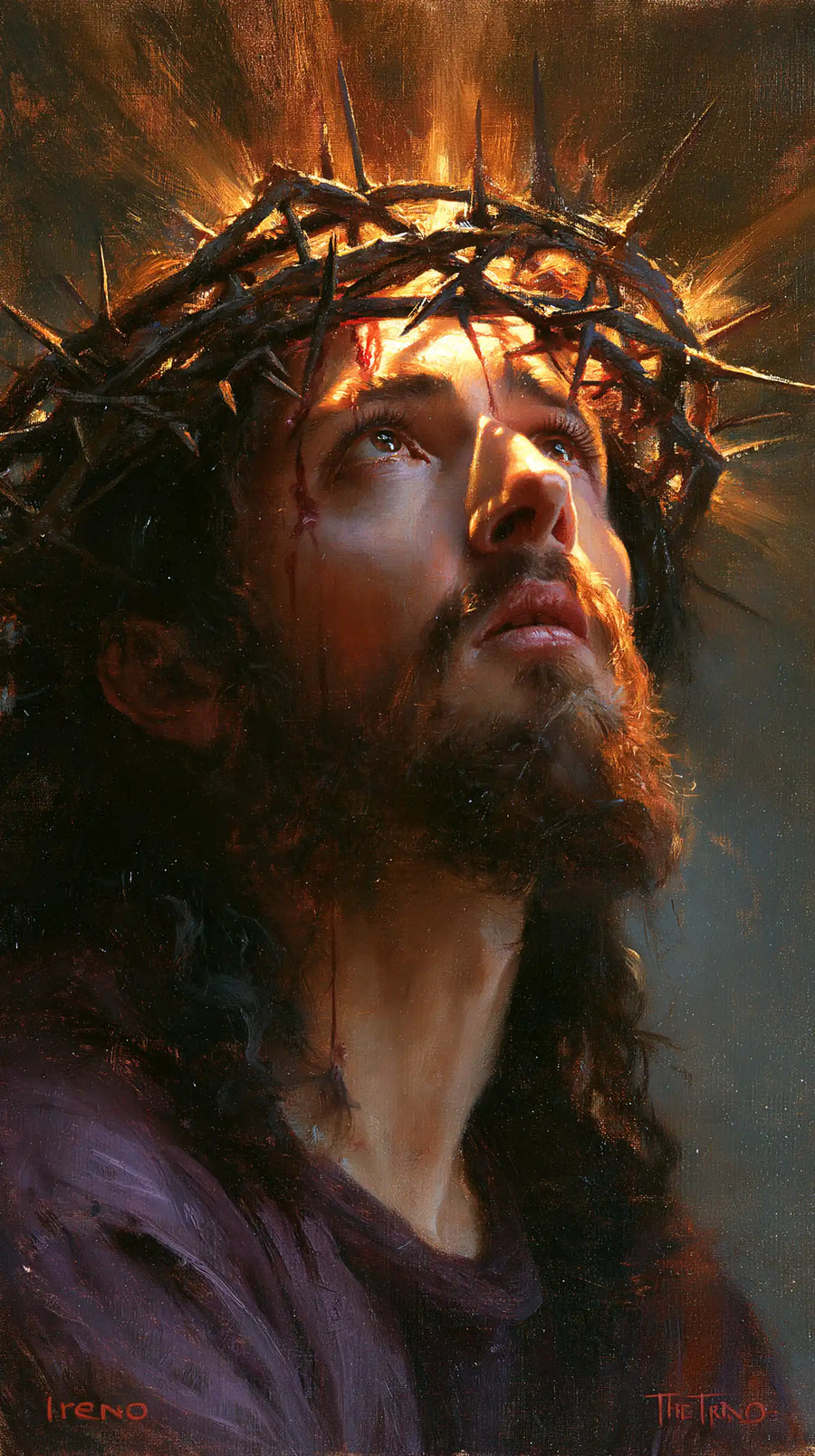Jesus Crowned with Thorns - Sacred Sorrow · Portrait n° 2