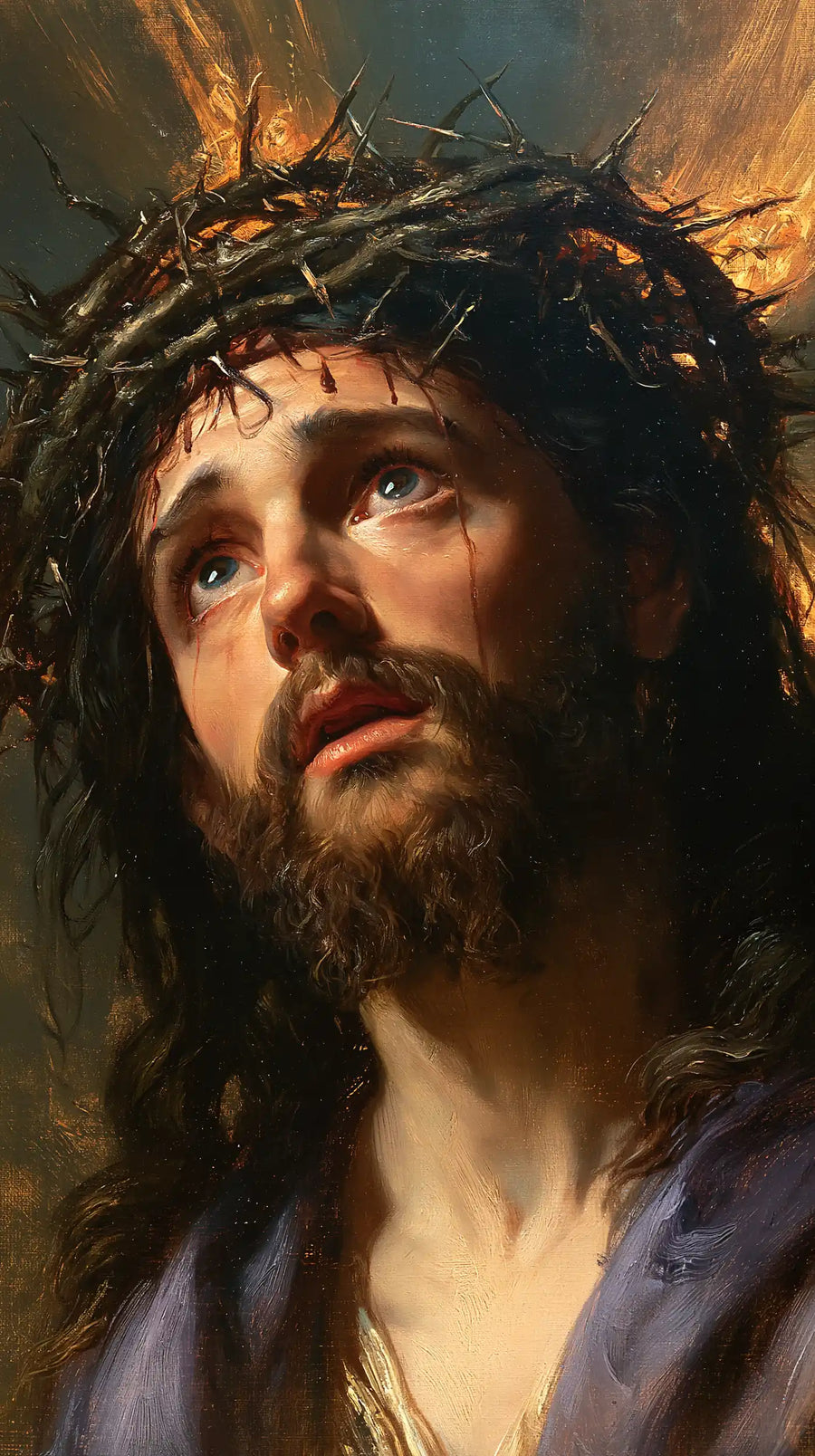Jesus Crowned with Thorns - Sacred Sorrow · Portrait n° 7