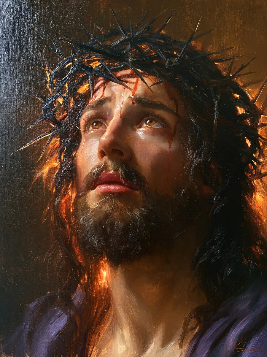 Jesus Crowned with Thorns - Sacred Sorrow · Portrait n° 10