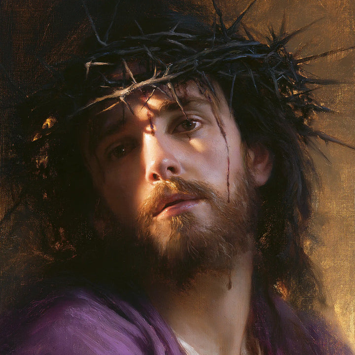 Jesus Crowned with Thorns - Sacred Sorrow · Square n° 3