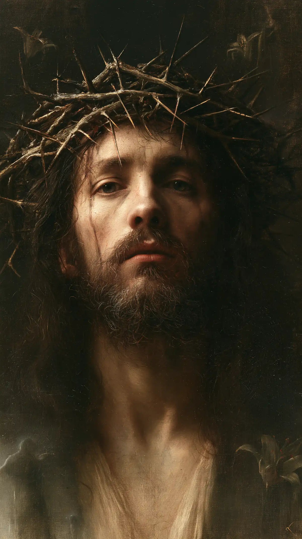 Jesus Crowned with Thorns - Symbolist · Portrait n° 4