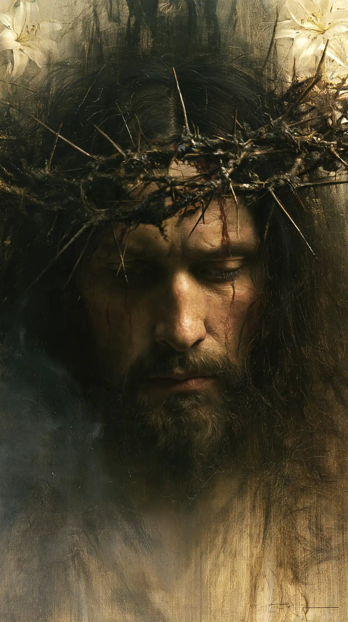 Jesus Crowned with Thorns - Symbolist · Portrait n° 9