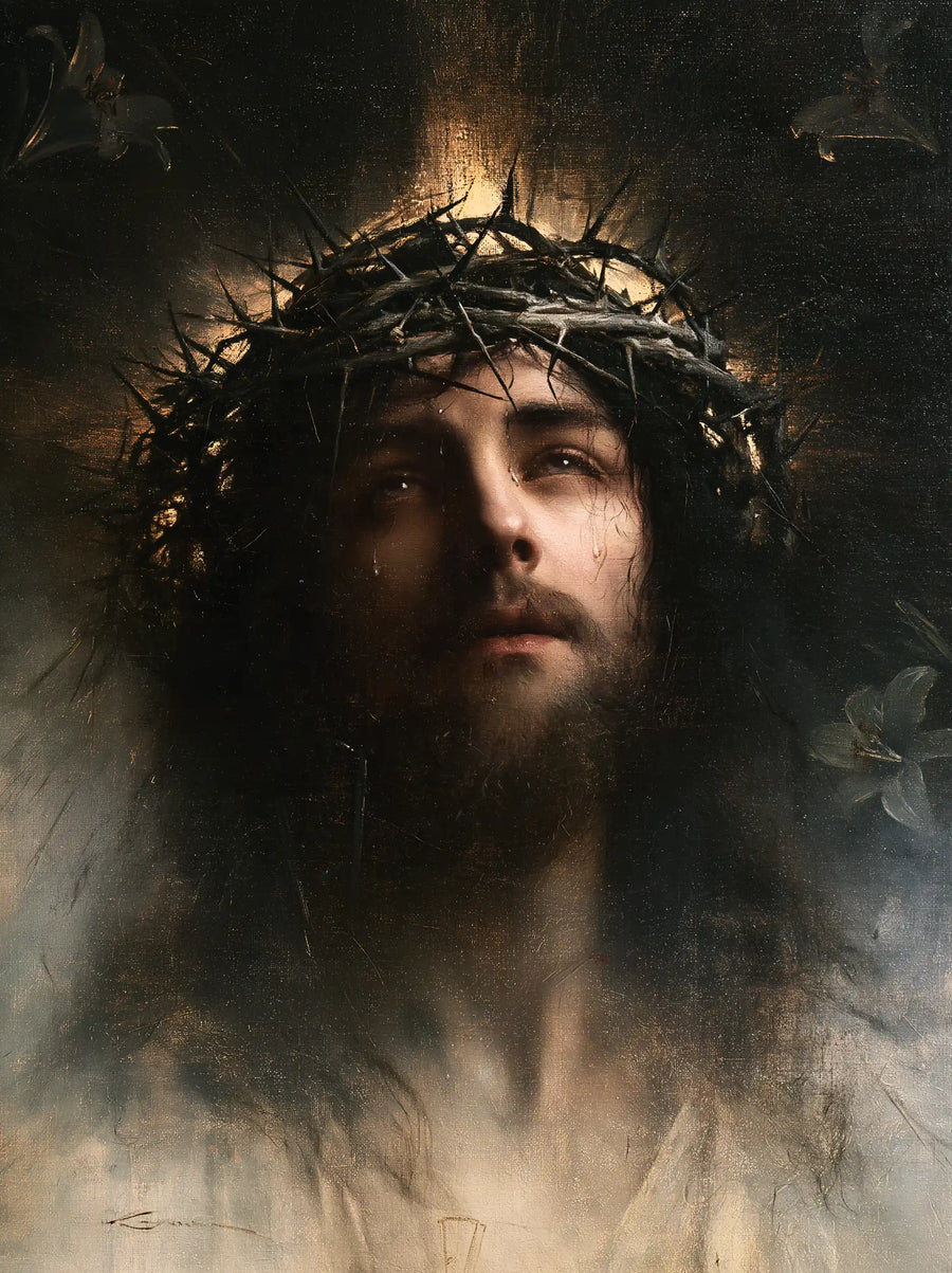 Jésus couronné d’épines — La Haute Lueur derrière la couronne
