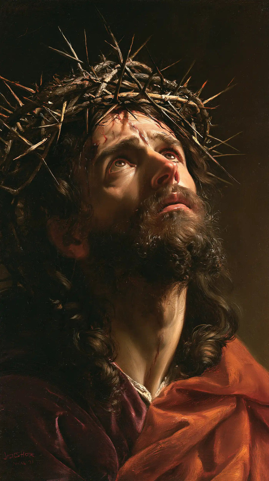 Jésus couronné d’épines — La Couronne aux pointes de veille