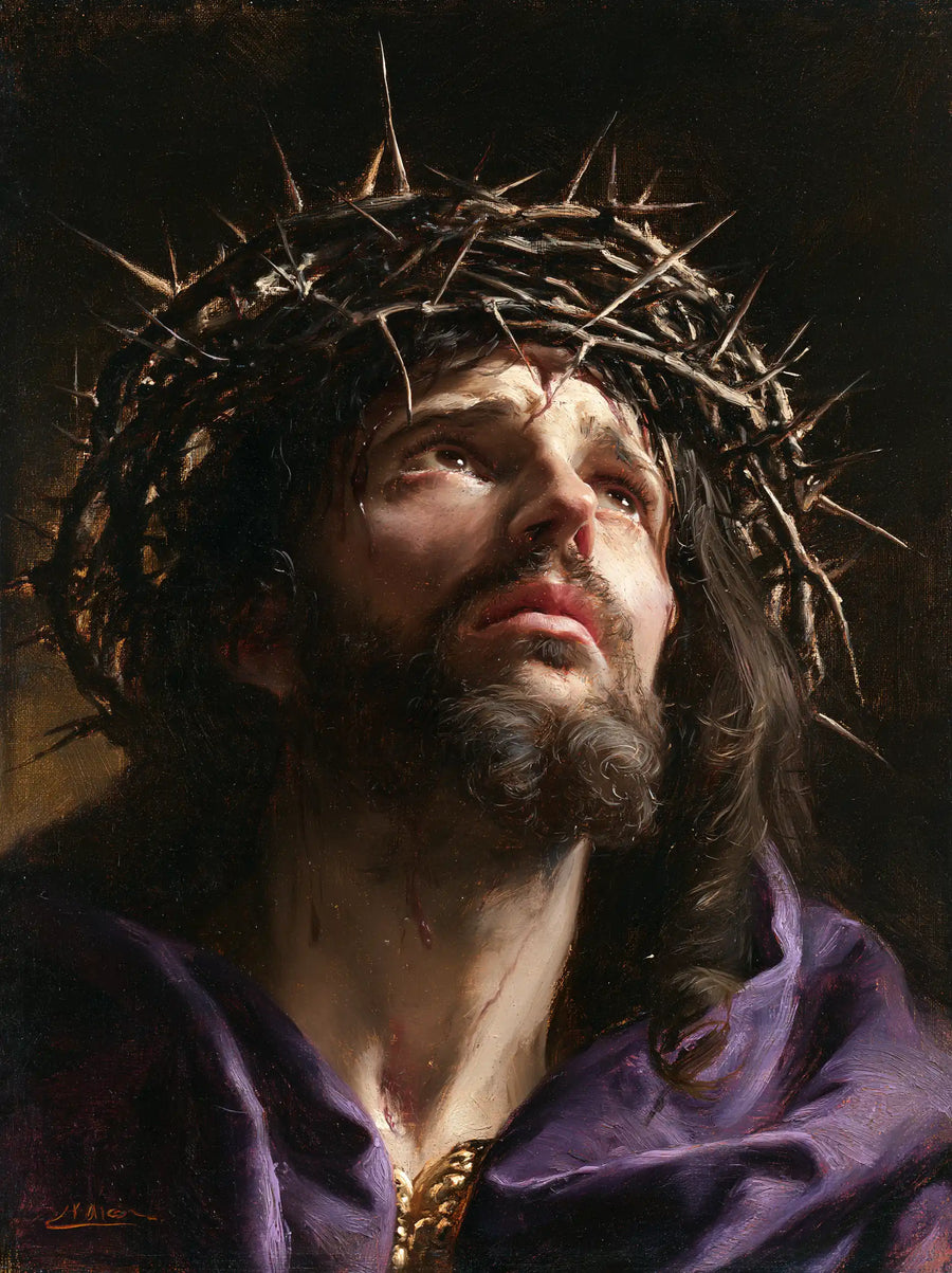 Jésus couronné d’épines — Le Fermoir d’or sous l’attente