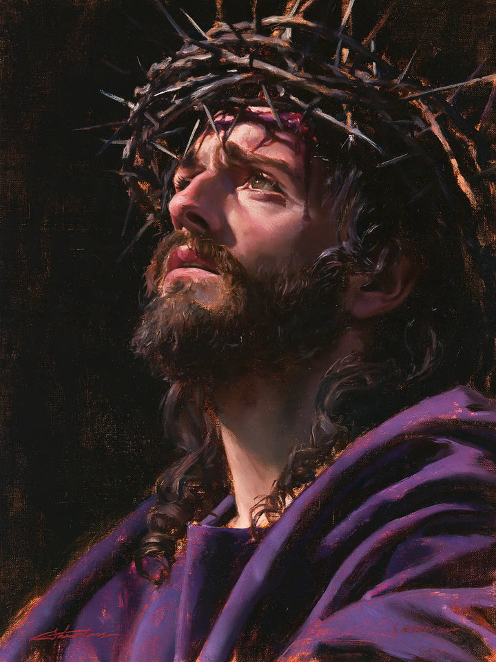 Jésus couronné d’épines — La Couronne rousse au-dessus du fermoir