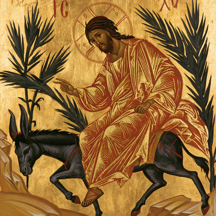 Jesus Enters Jerusalem – Contemporary Byzantine · Square no. 3