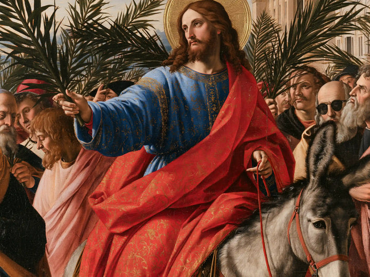 Jesus Enters Jerusalem – Florentine Renaissance · Landscape no. 3