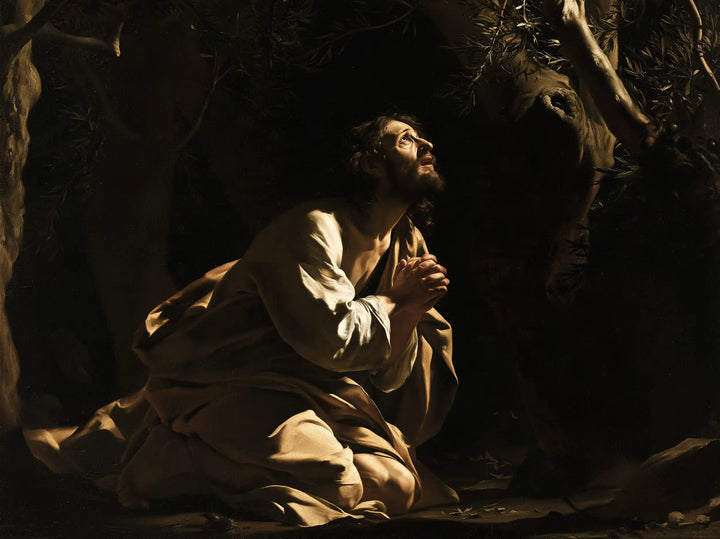 Jésus à Gethsémani — L’Ivoire penché vers le ciel