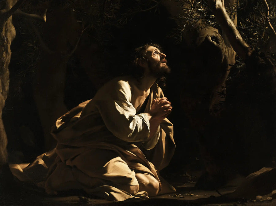 Jésus à Gethsémani — L’Ivoire penché vers le ciel