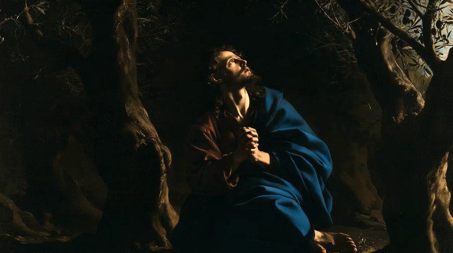 Jésus à Gethsémani — La Prière au manteau de saphir