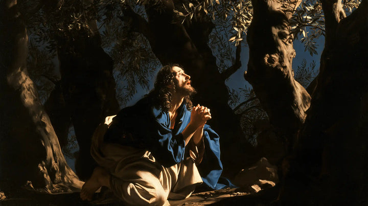 Jésus à Gethsémani — Un Pan de ciel entre les oliviers