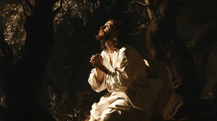 Jésus à Gethsémani — Le Lin blanc au cœur des ténèbres