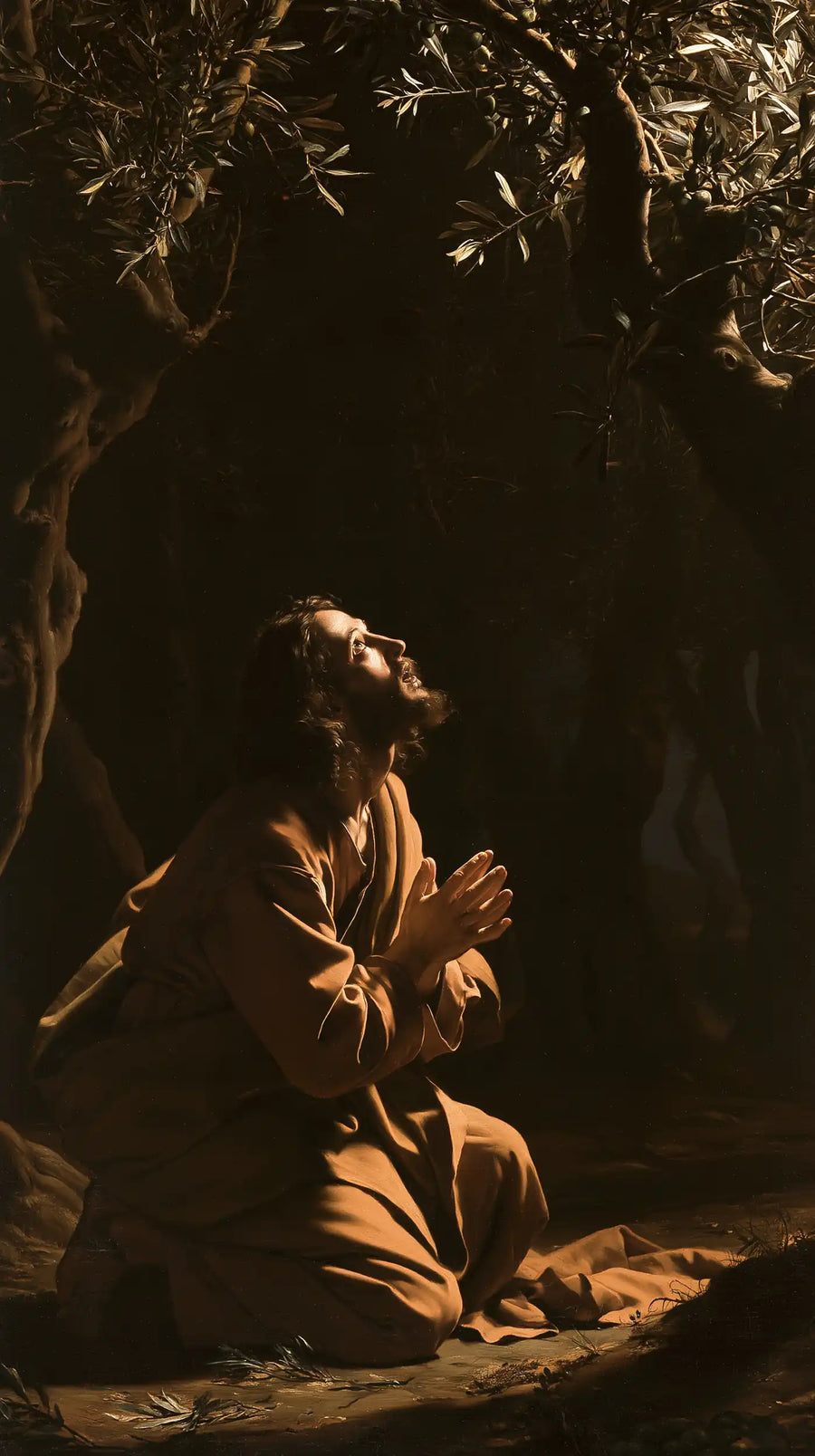 Jésus à Gethsémani — La Prière dans le puits d’ambre