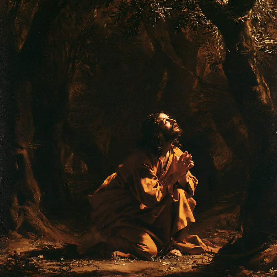 Jésus à Gethsémani — L’Or humble de la clairière