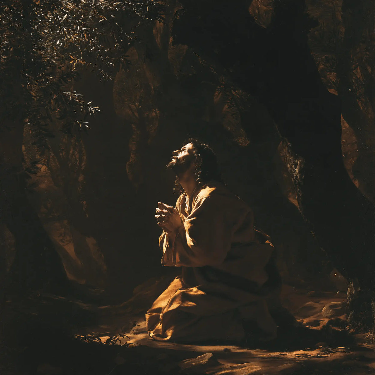 Jésus à Gethsémani — L’Ascension d’une lueur
