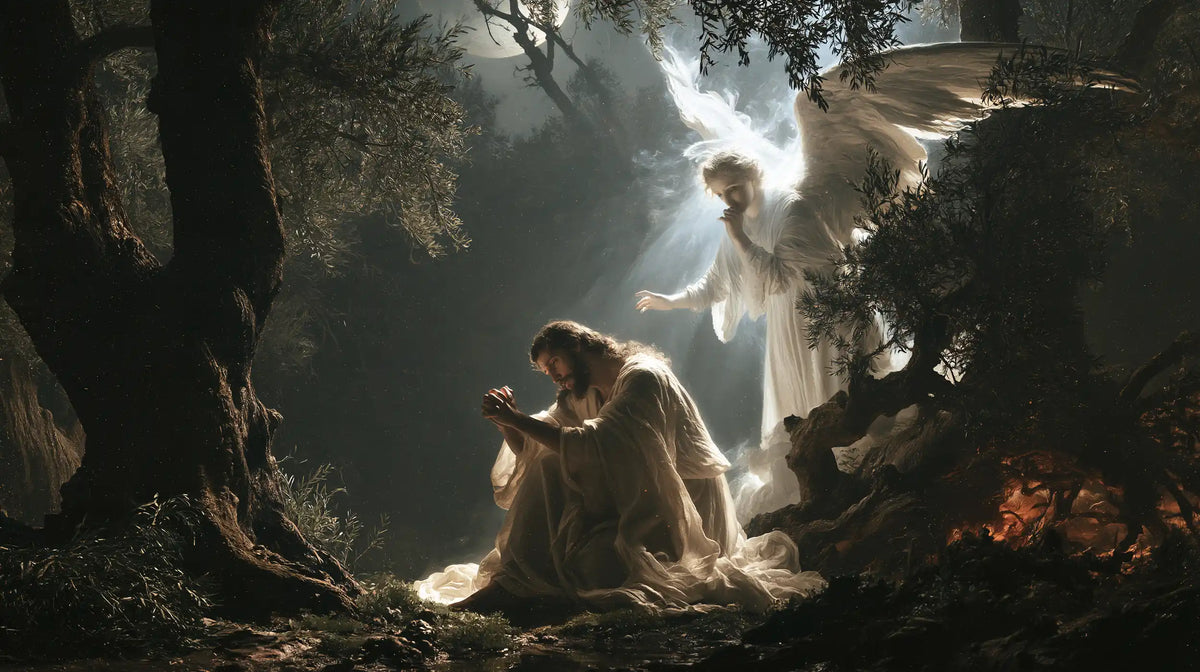 Jésus à Gethsémani — Les Ailes de la tendre veille