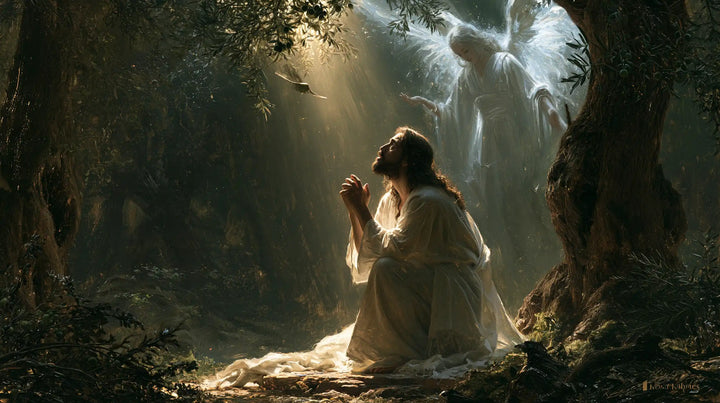 Jésus à Gethsémani — Les Ailes au-dessus de la prière