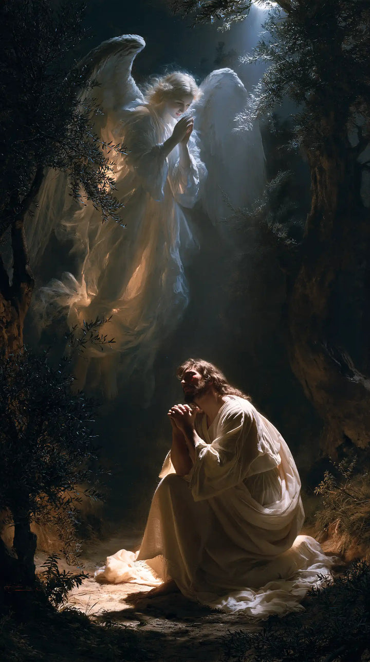 Jésus à Gethsémani — Le Lien entre deux lumières