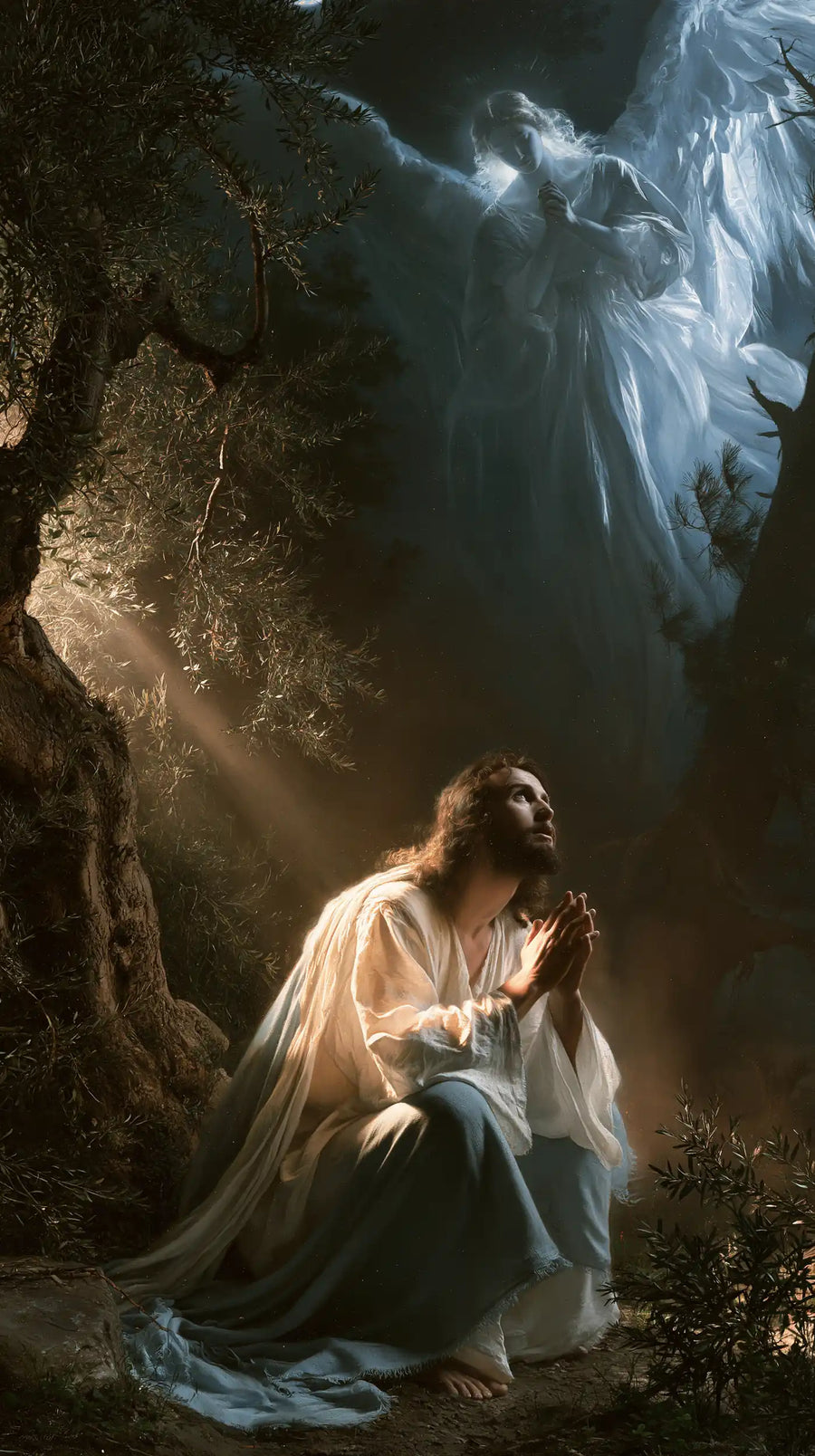 Jésus à Gethsémani — La Prière dans le creux du rocher