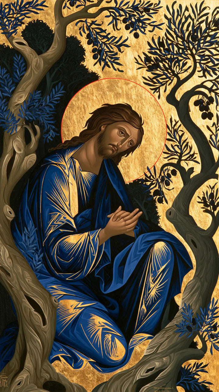 Jésus à Gethsémani — La Prière dans l’étreinte des troncs
