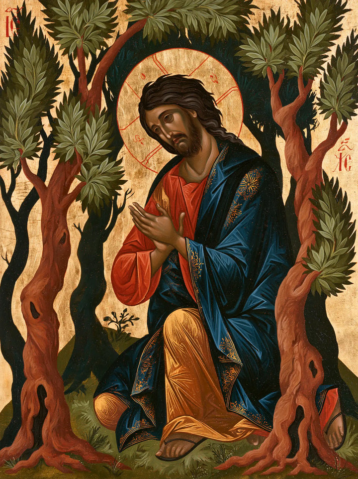 Jésus à Gethsémani — L’Oraison dans le jardin des cyprès