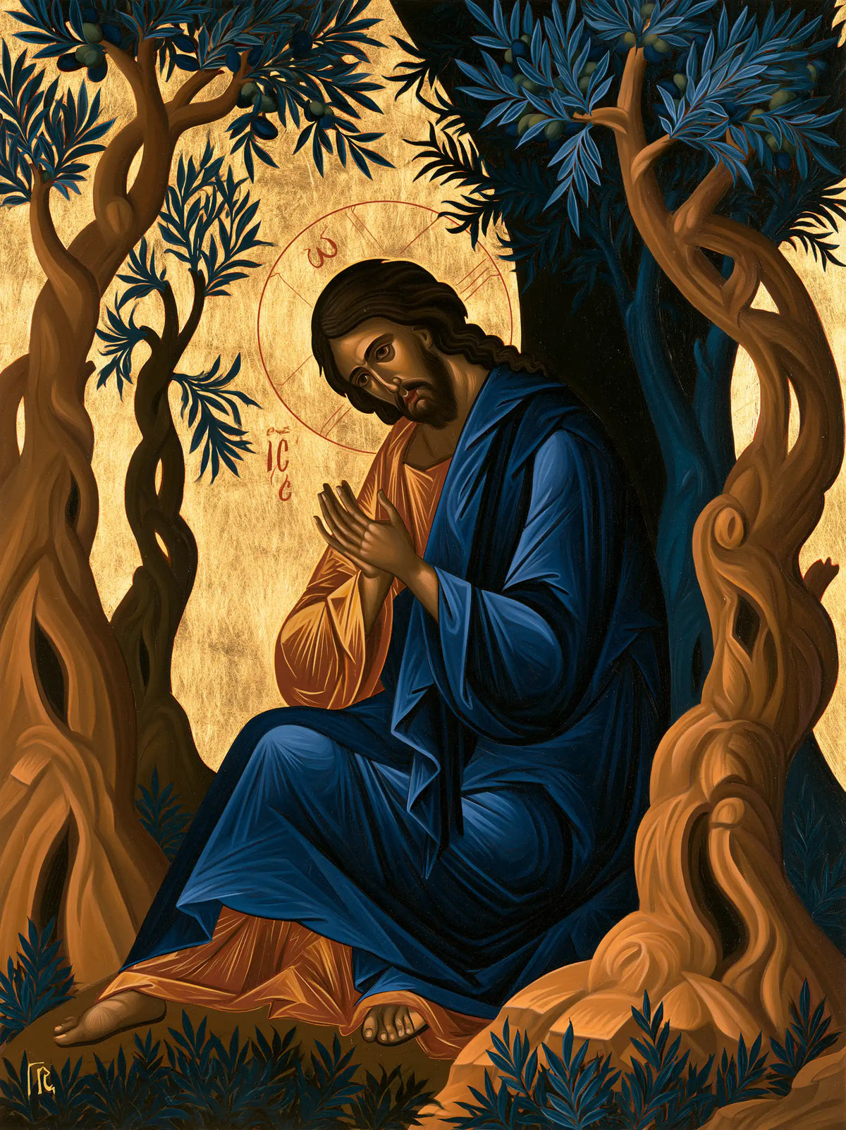 Jésus à Gethsémani — L’Oraison sous les feuilles profondes