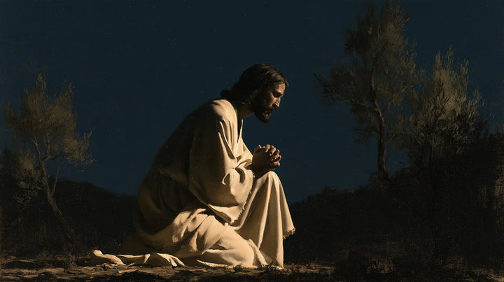 Jésus à Gethsémani — Le Silence sur la terre pâle