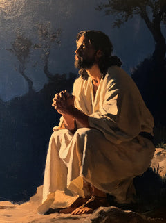 Jésus à Gethsémani — L’Assise au seuil du bleu