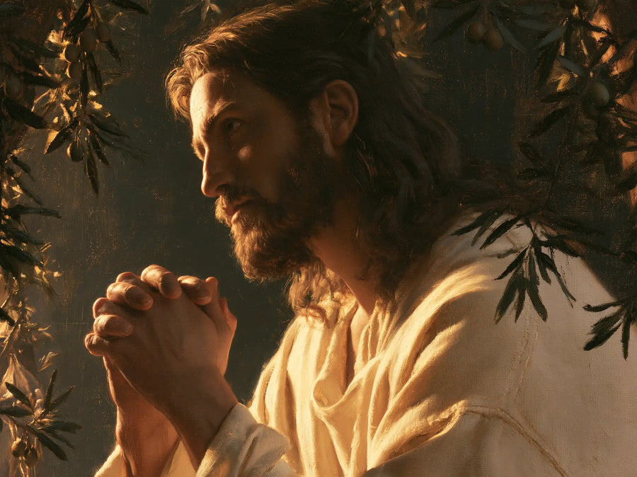 Jésus à Gethsémani — Le Profil au jardin d’ambre