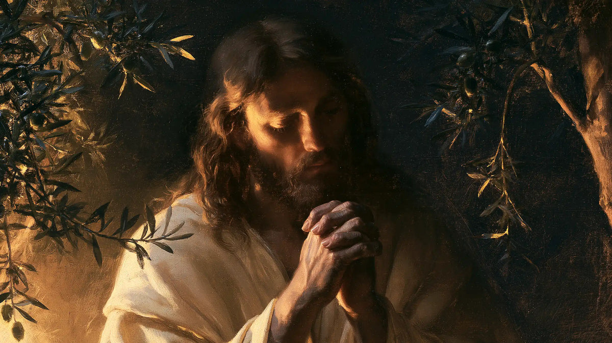 Jésus à Gethsémani — La Paupière dans le jardin sombre