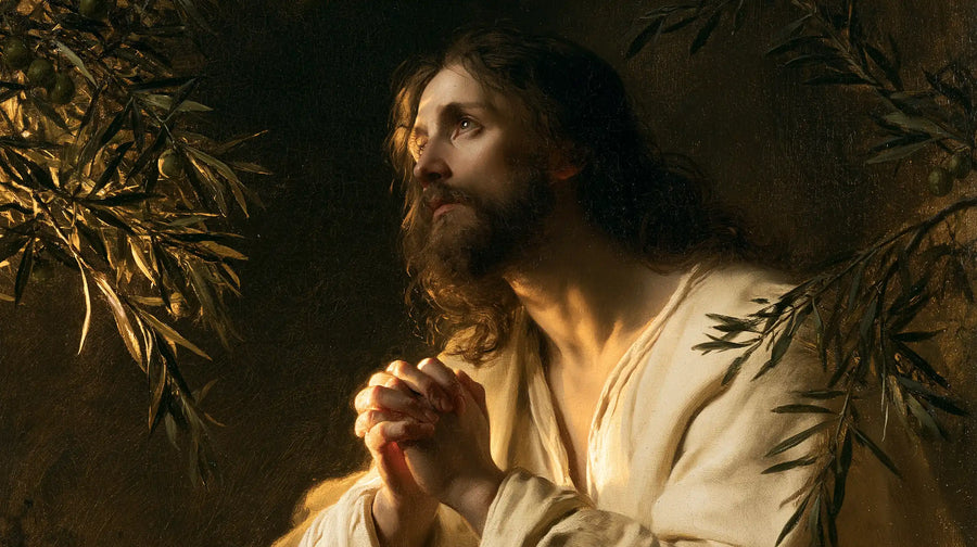 Jésus à Gethsémani — Le Regard au-delà du rameau