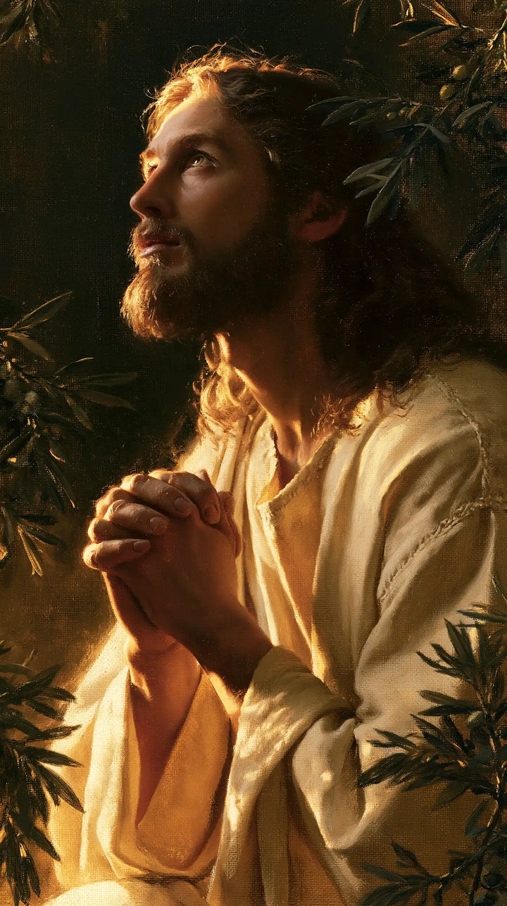 Jésus à Gethsémani — Le Souffle dans la chevelure dorée