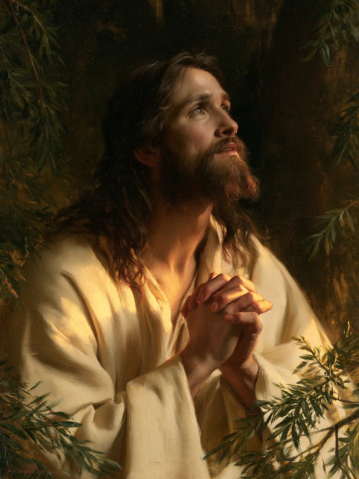 Jésus à Gethsémani — Le Regard qui franchit les ombres