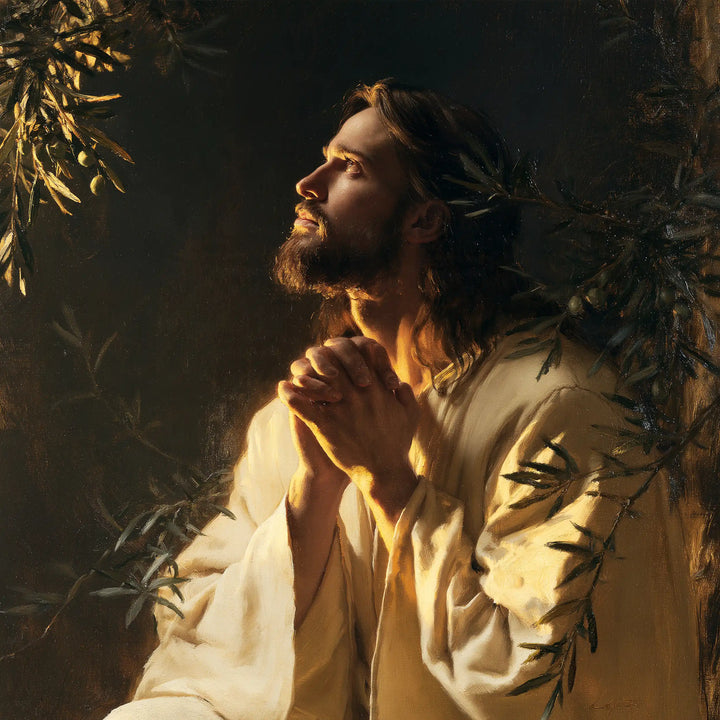 Jésus à Gethsémani — L’Écoute au rameau de bronze