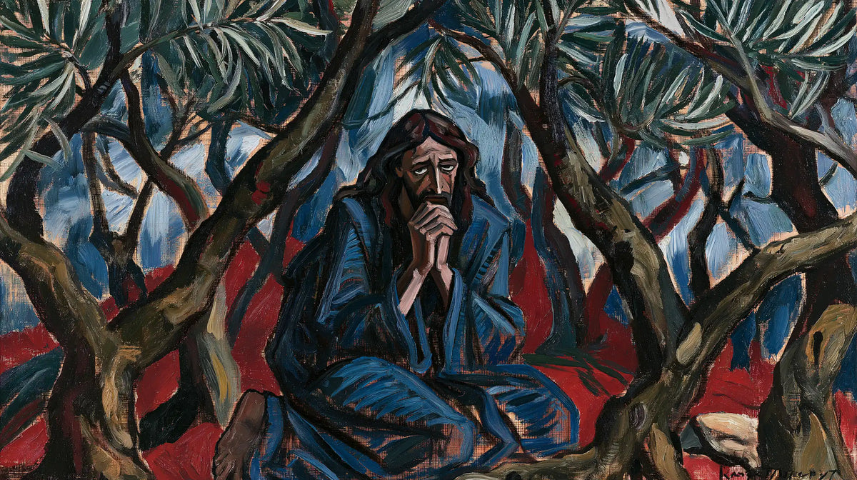 Jésus à Gethsémani — Le Silence dans la forêt vermeille