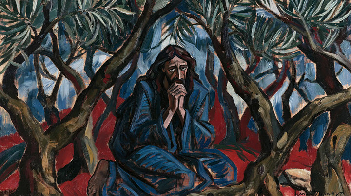 Jésus à Gethsémani — Le Silence dans la forêt vermeille
