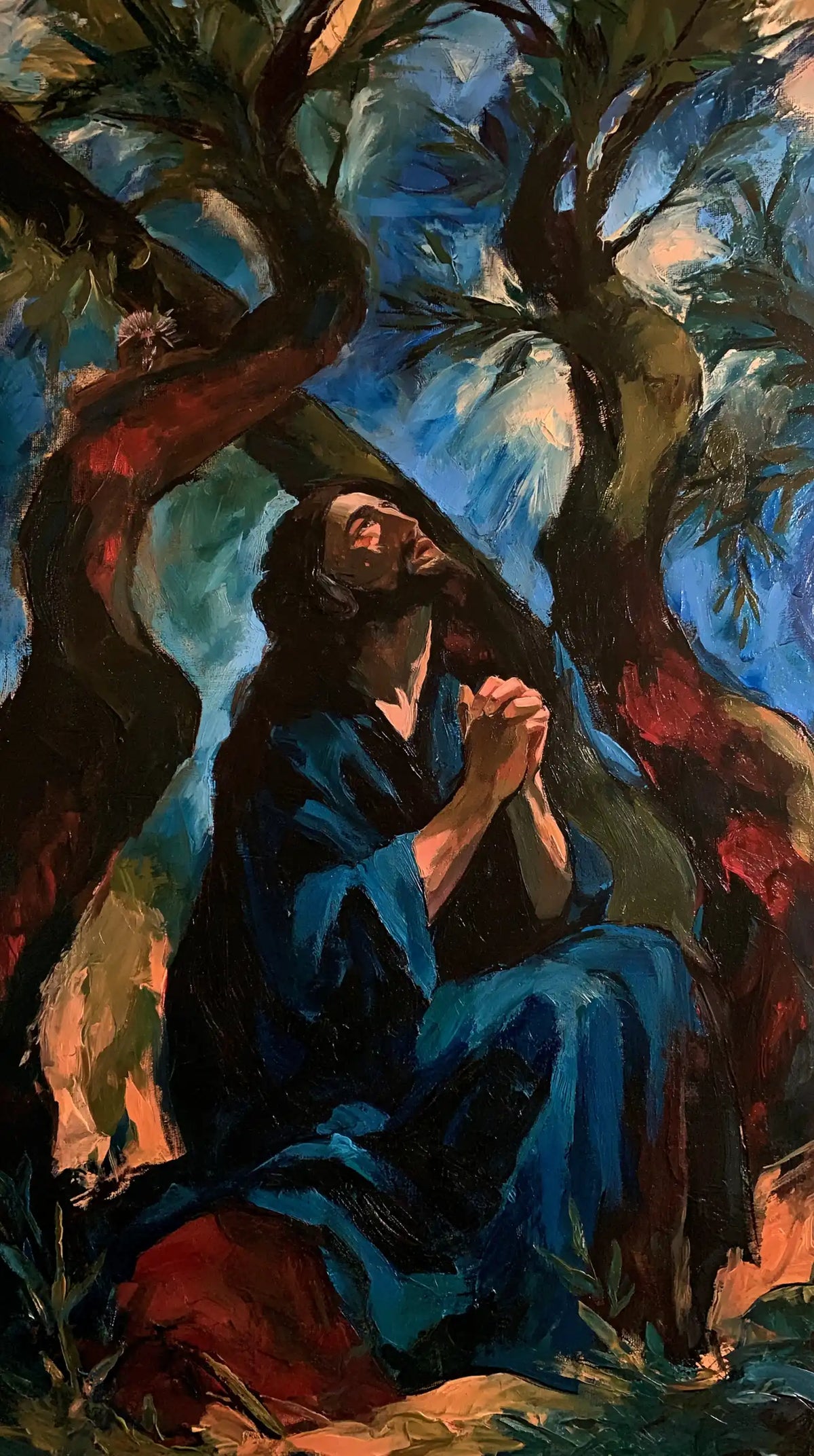 Jésus à Gethsémani — L’Espérance dans la forêt en mouvement