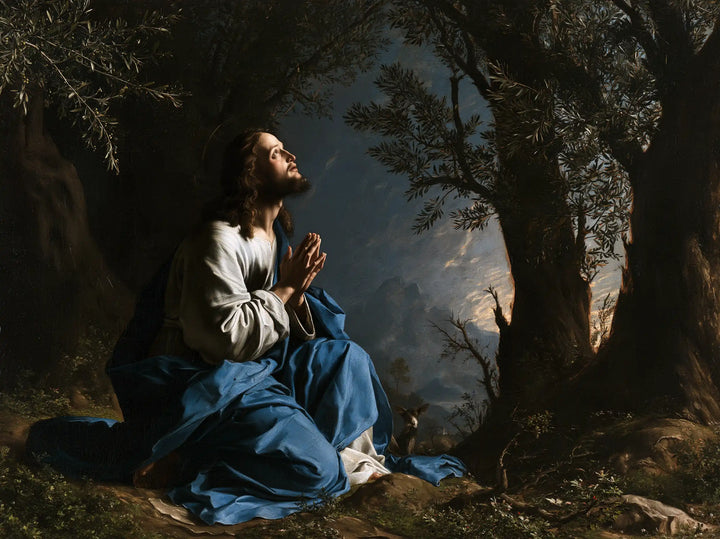 Jésus à Gethsémani — L’Oraison devant l’horizon pâle