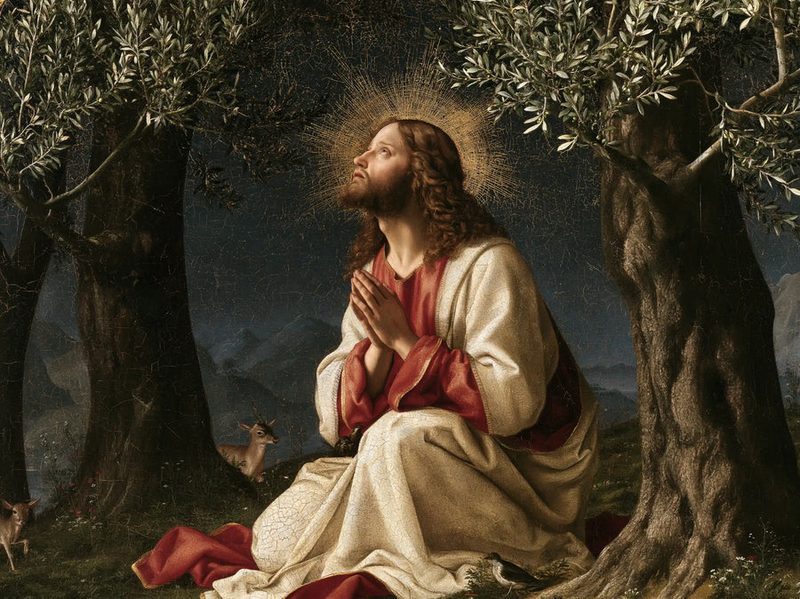 Jésus à Gethsémani — L’Auréole dans la nuit des montagnes