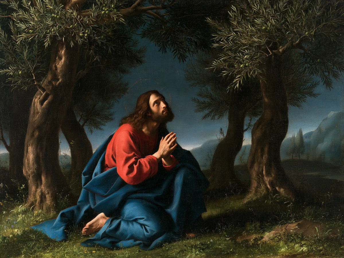Jésus à Gethsémani — Le Repos du bleu sur la mousse