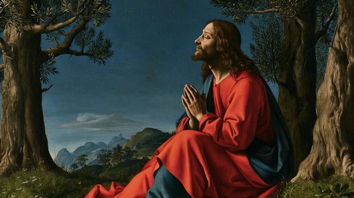 Jésus à Gethsémani — Le Regard au-dessus de la vallée