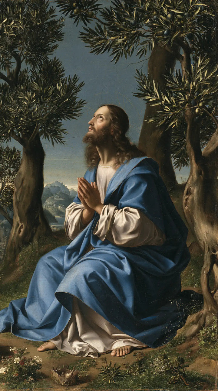 Jésus à Gethsémani — Le Blanc abrité sous l’azur