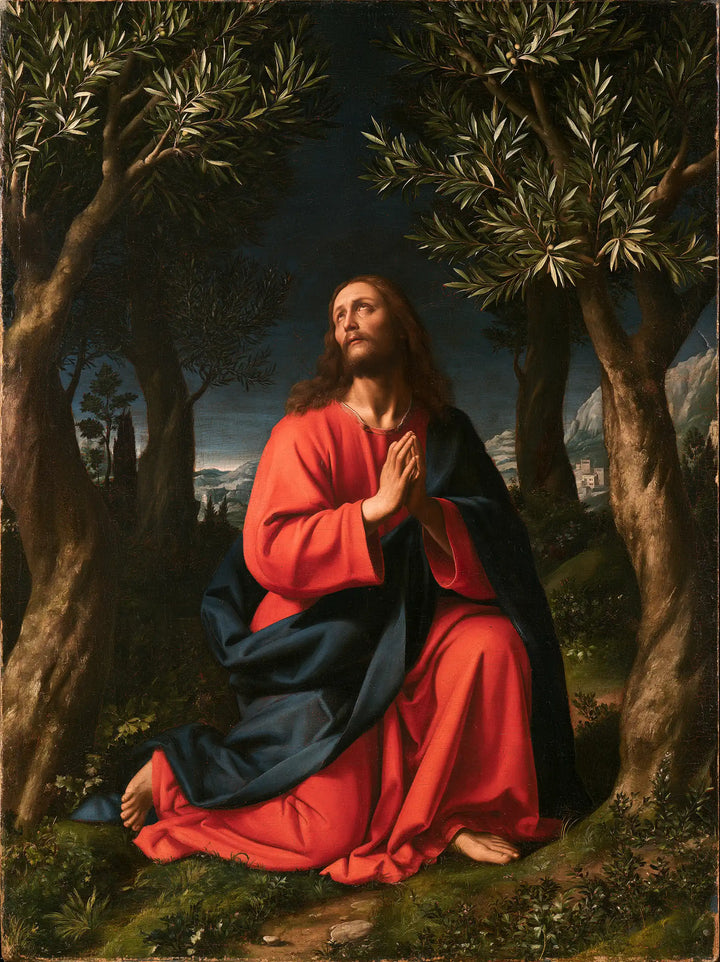 Jésus à Gethsémani — L’Écarlate dans la clairière verte