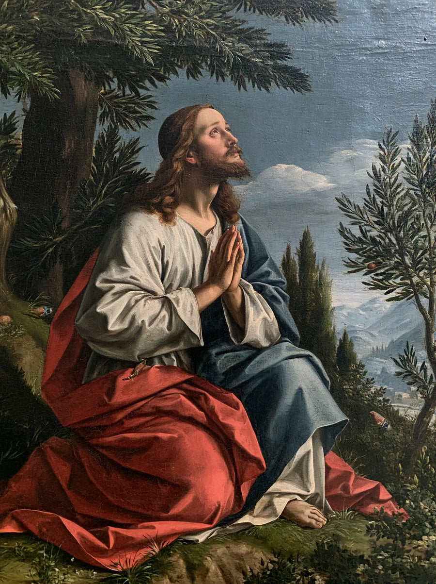 Jésus à Gethsémani — La Prière aux draperies du crépuscule