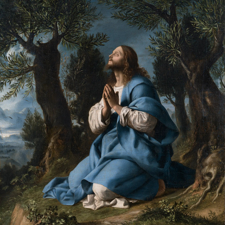 Jésus à Gethsémani — Le Regard au-delà des montagnes bleues